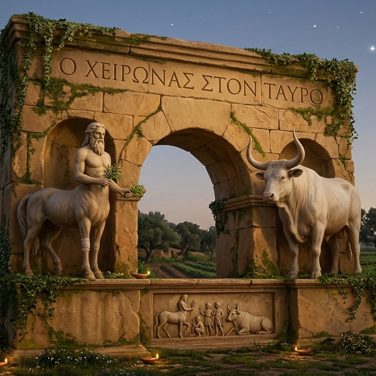 χείρωνας στον ταύρο